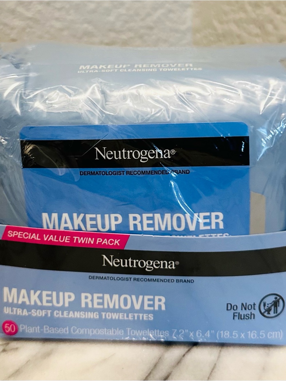 Neutrogena Makeup Remover Ultra-Soft Cleansing Towelettes - 2 Pack